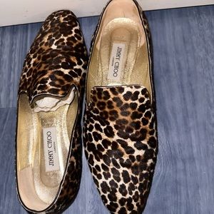 Jimmy Choo Calf-hair Flats
